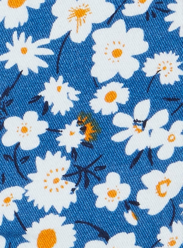 Girls Floral Print Shorts