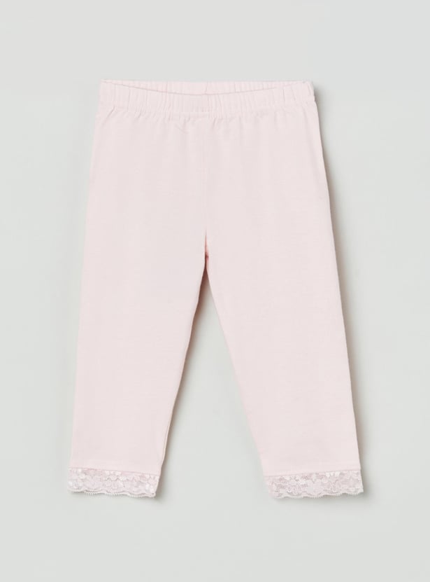 Girls Solid Leggings