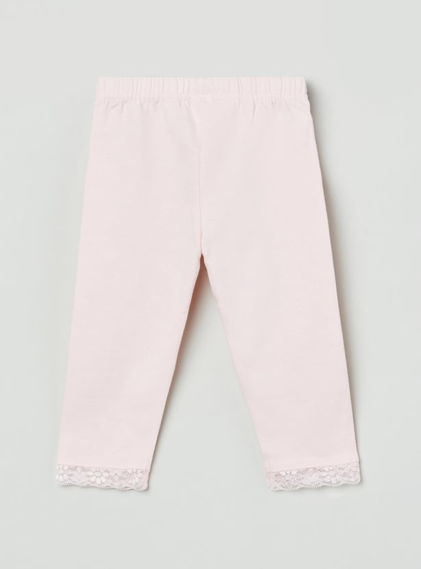 Girls Solid Leggings