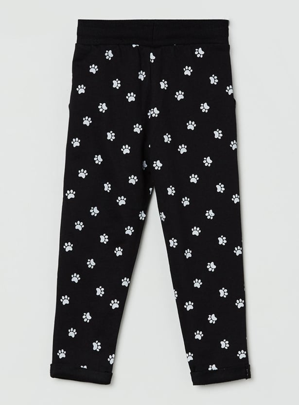 Girls Printed Casual Pants
