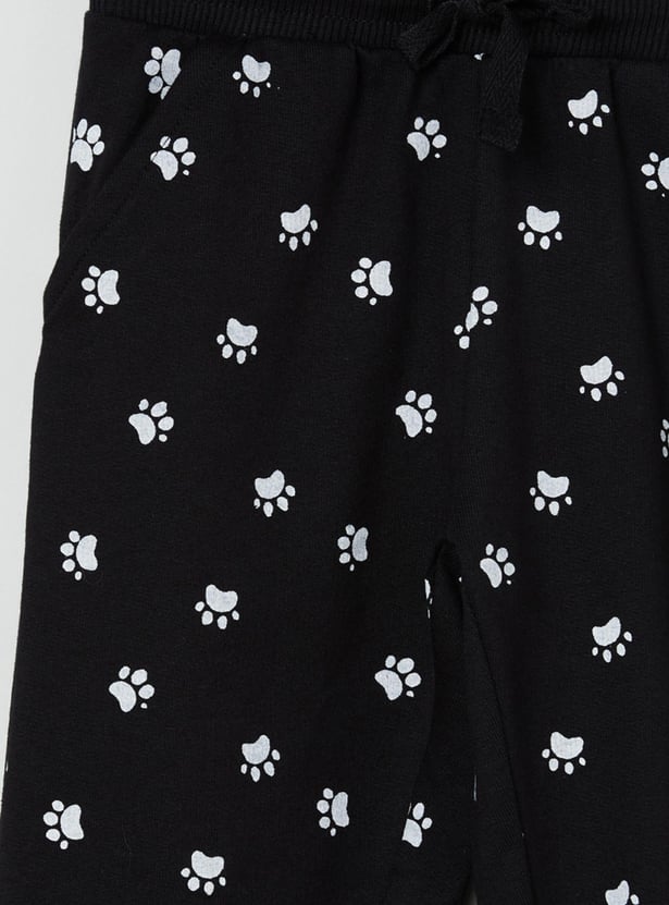 Girls Printed Casual Pants