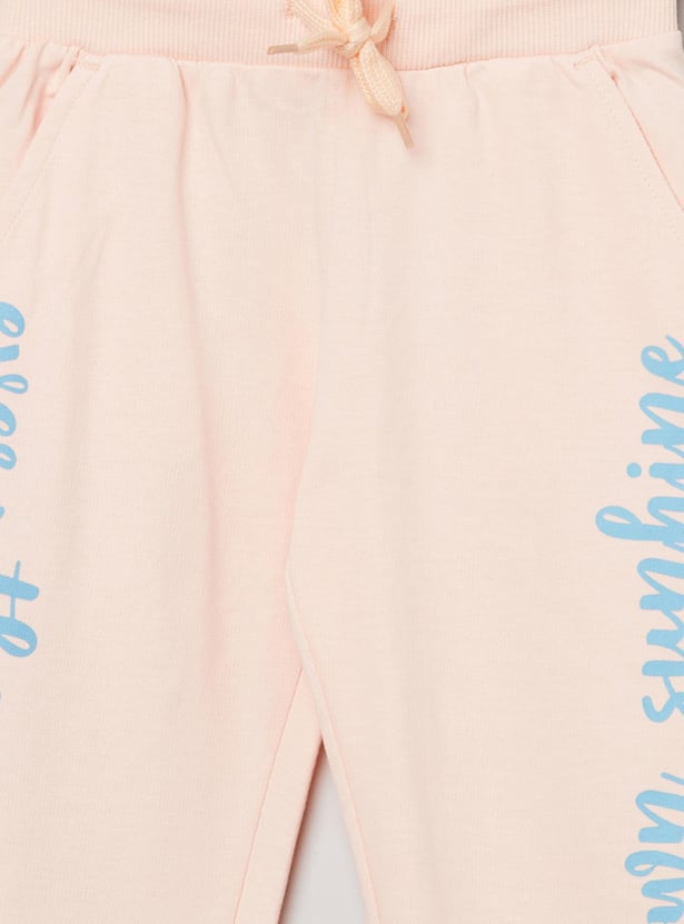 Girls Printed Elasticated Joggers