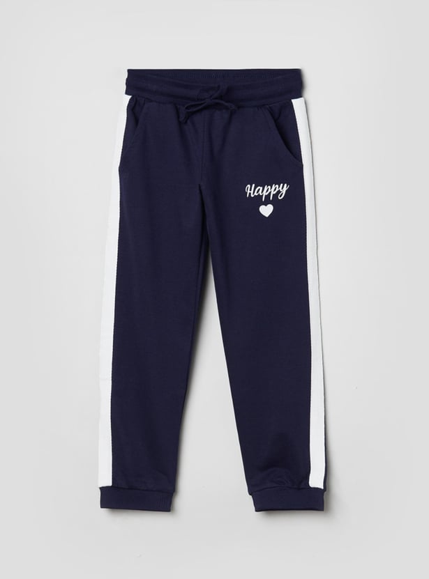 Girls Printed Elasticated Joggers