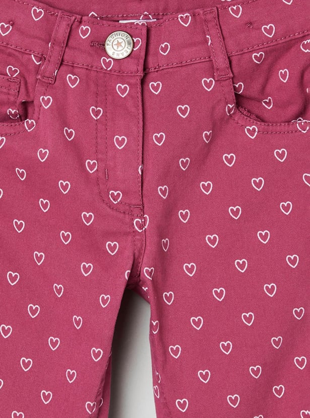 Girls Printed Trousers