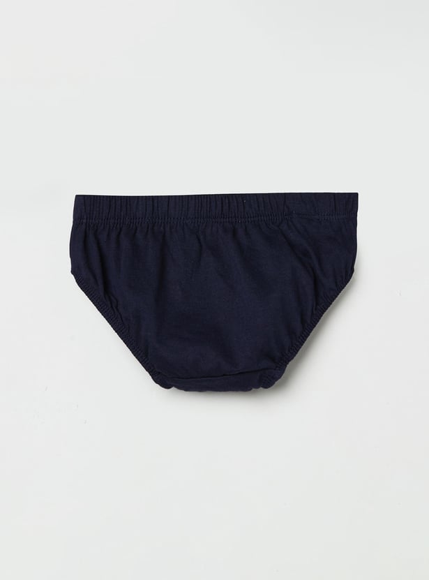Boys Solid Briefs- Pack of 3