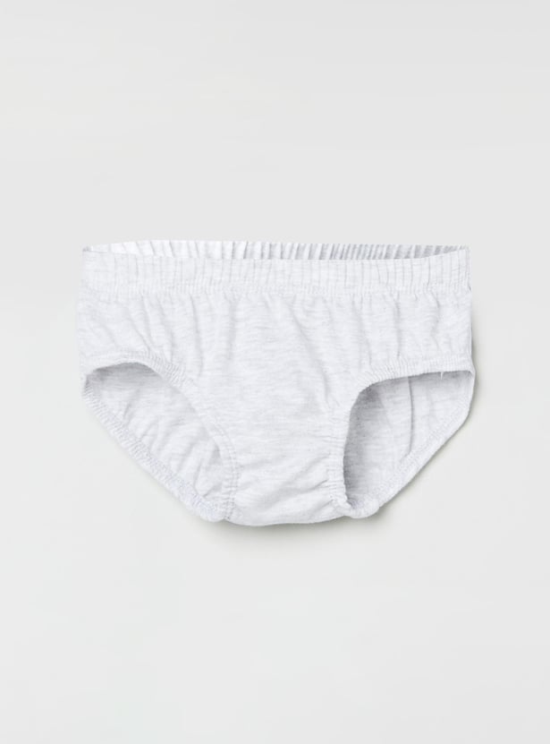 Boys Solid Briefs- Pack of 3