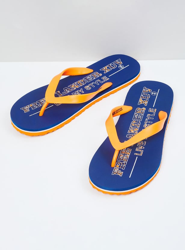 Men Printed Slippers