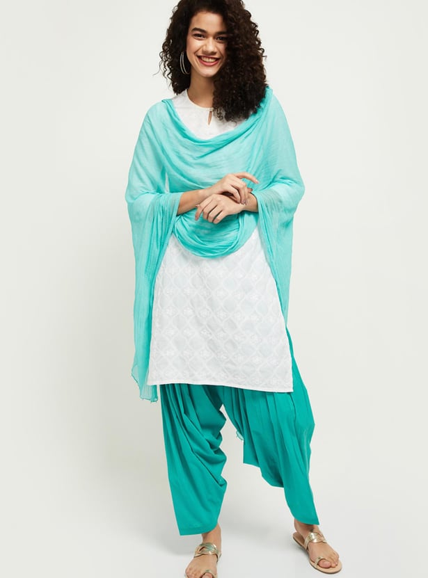 Women Solid Patiala Pants