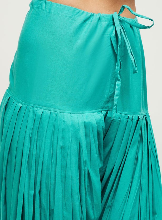 Women Solid Patiala Pants