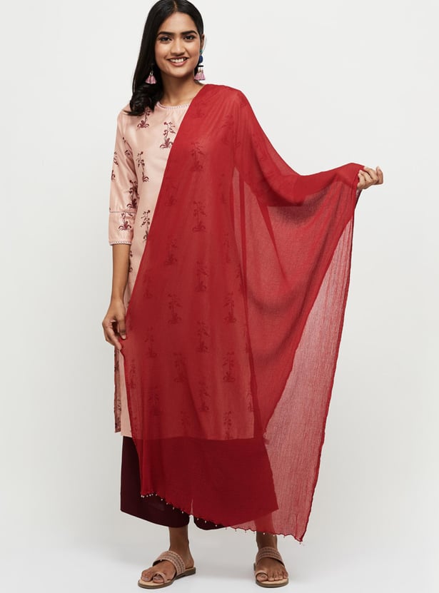 Women Solid Dupatta