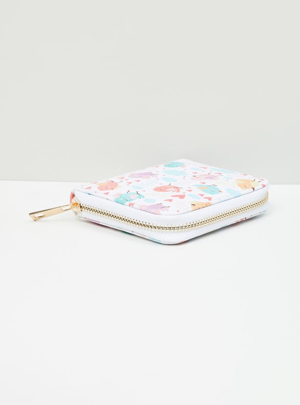 MAX Women Printed Zip Around Wallet
