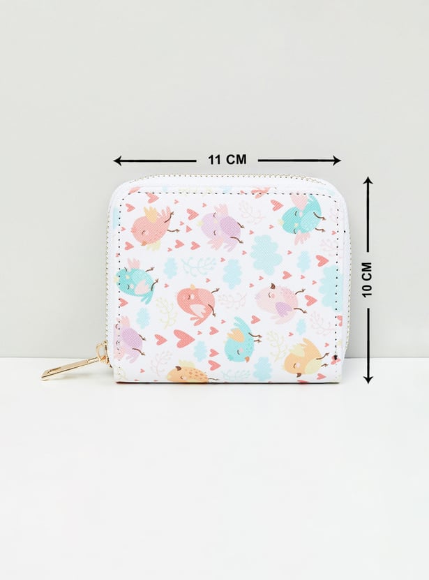 MAX Women Printed Zip Around Wallet