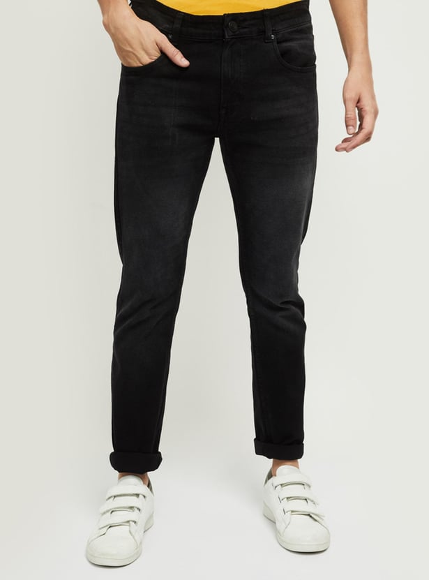 Men Distressed Slim Fit Jeans