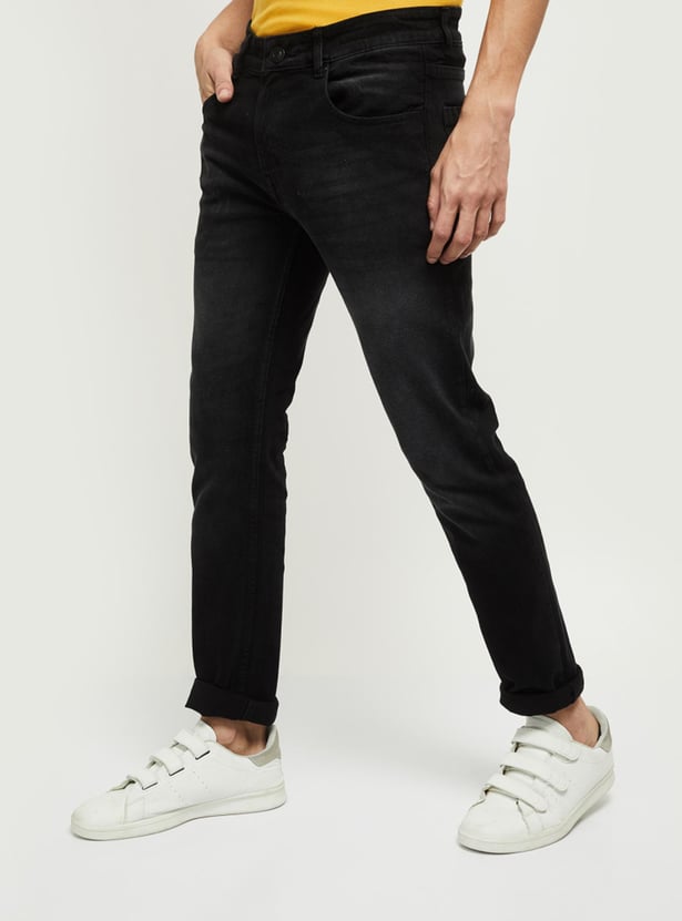 Men Distressed Slim Fit Jeans