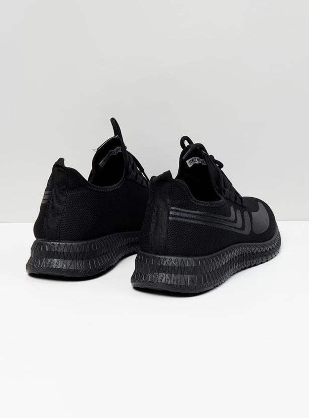 Men Textured Lace-Up Shoes