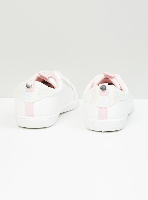 Summer**・゜゜・*:.。..。. Buy MAX Women Solid Lace-Up Sneakers Online at just Rs