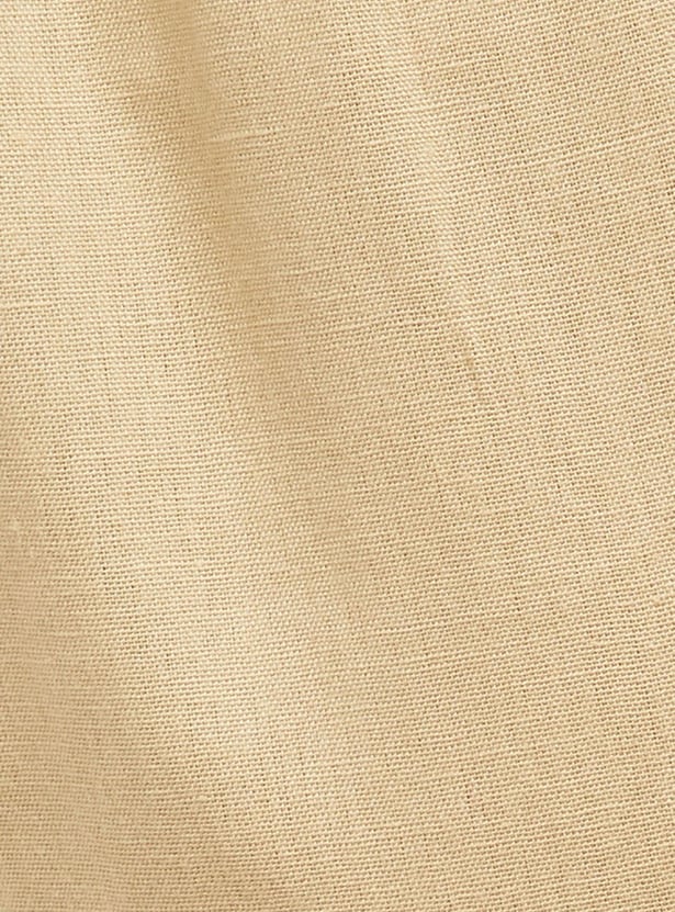 Women Solid Woven Cropped Pants