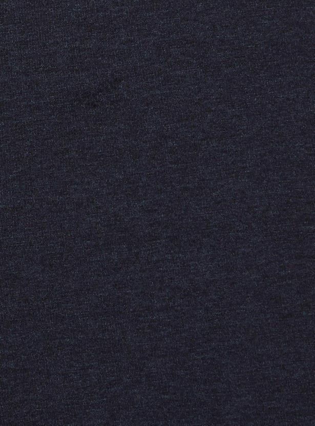 Men Solid Crew Neck T-shirt
