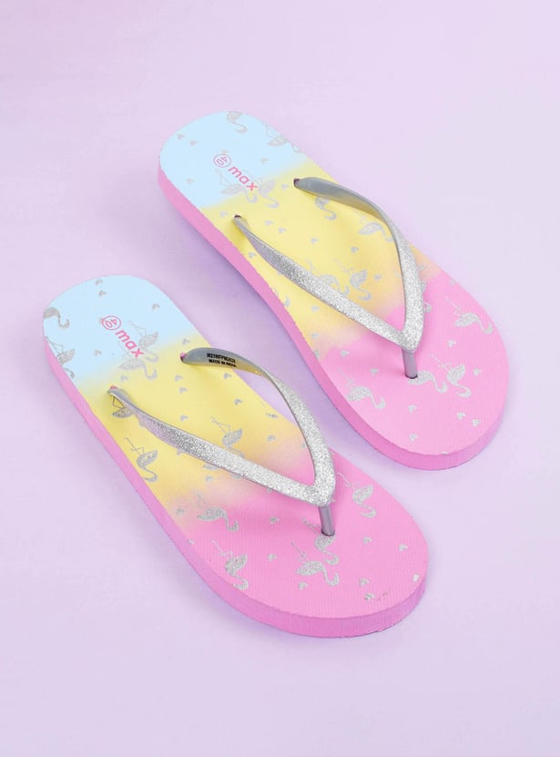 Women Printed Flip Flops