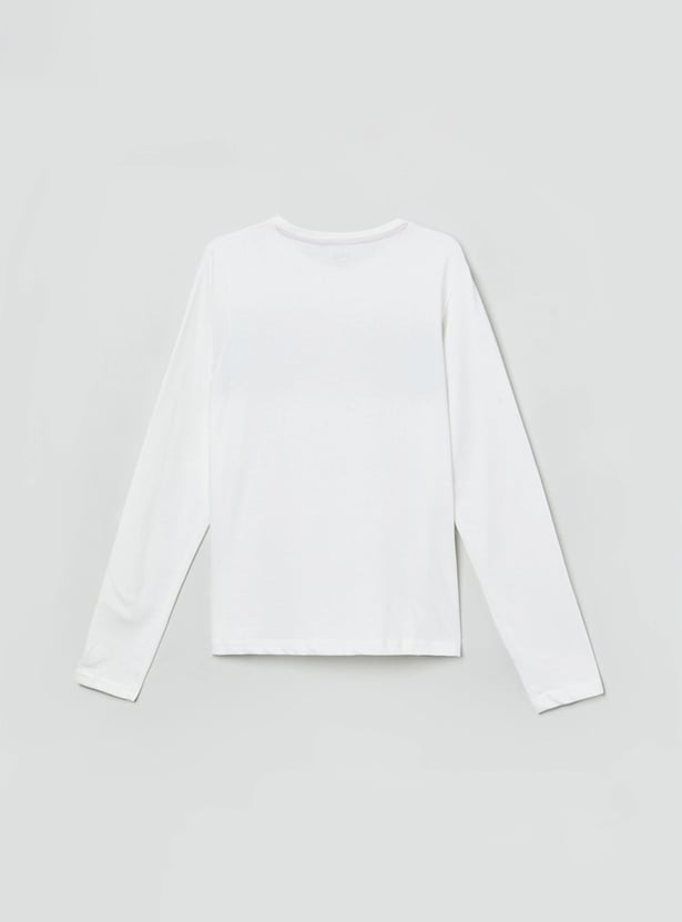 MAX Boys Printed Crew Neck T-shirt