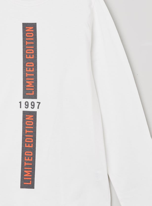 Boys Printed Crew Neck T-shirt