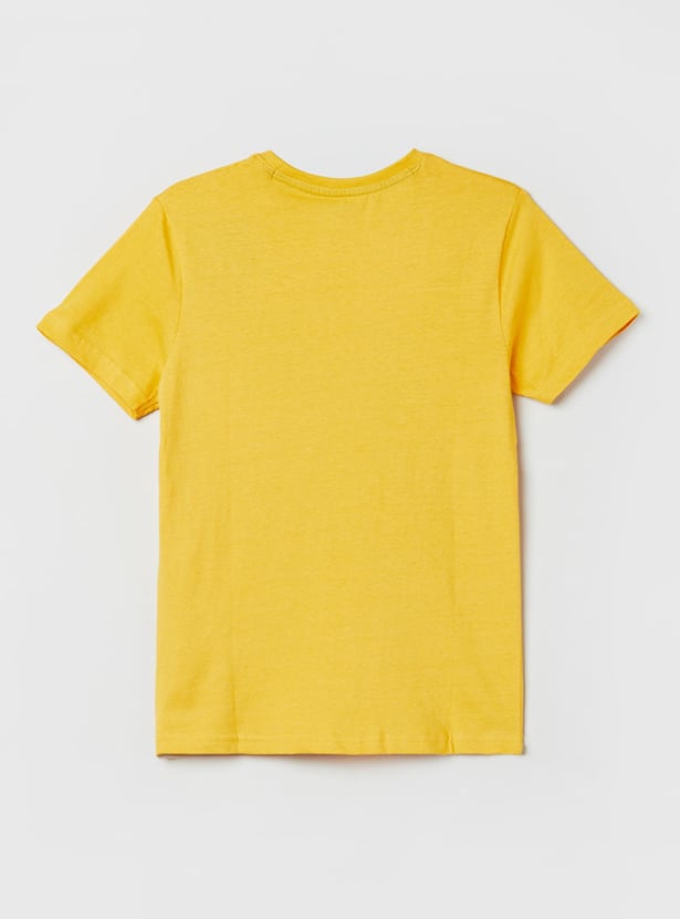 Boys Printed Crew Neck T-shirt
