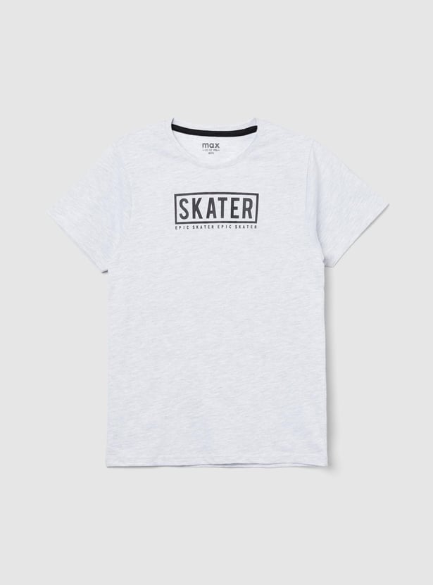 Boys Printed Round Neck T-shirt