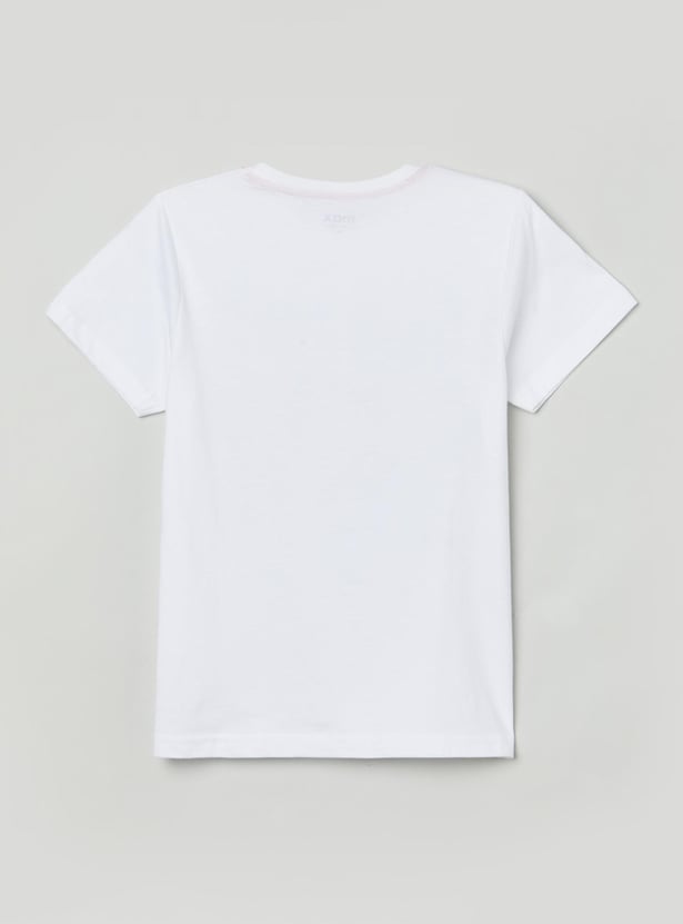 Boys Printed Crew Neck T-shirt