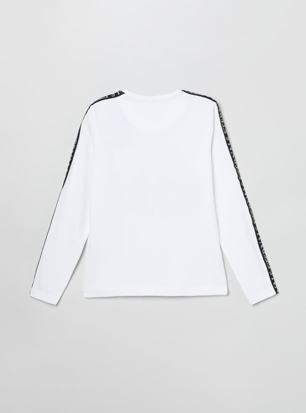 MAX Boys Printed Crew Neck T-shirt