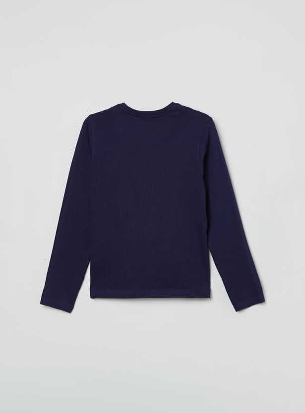 MAX Boys Printed Crew Neck T-shirt