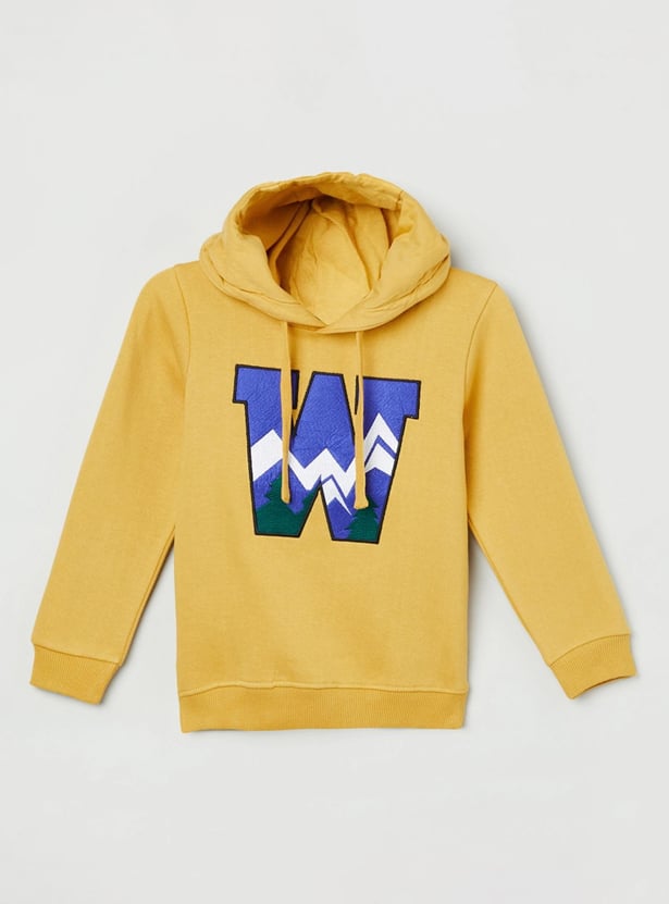 MAX Boys Printed Hooded Sweatshirt
