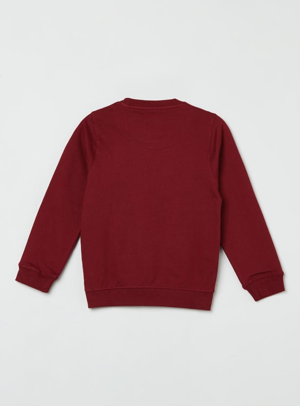 MAX Boys Sequinned Crew Neck Sweatshirt