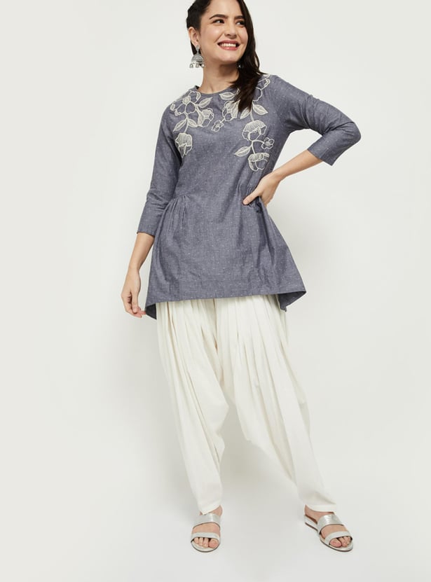 Women Solid Patiala Pants 