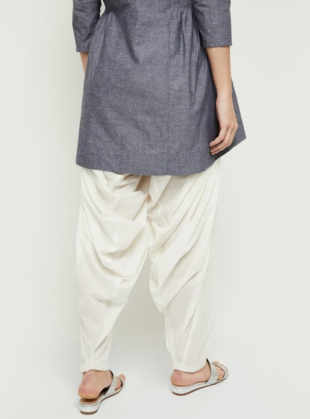 Women Solid Patiala Pants 