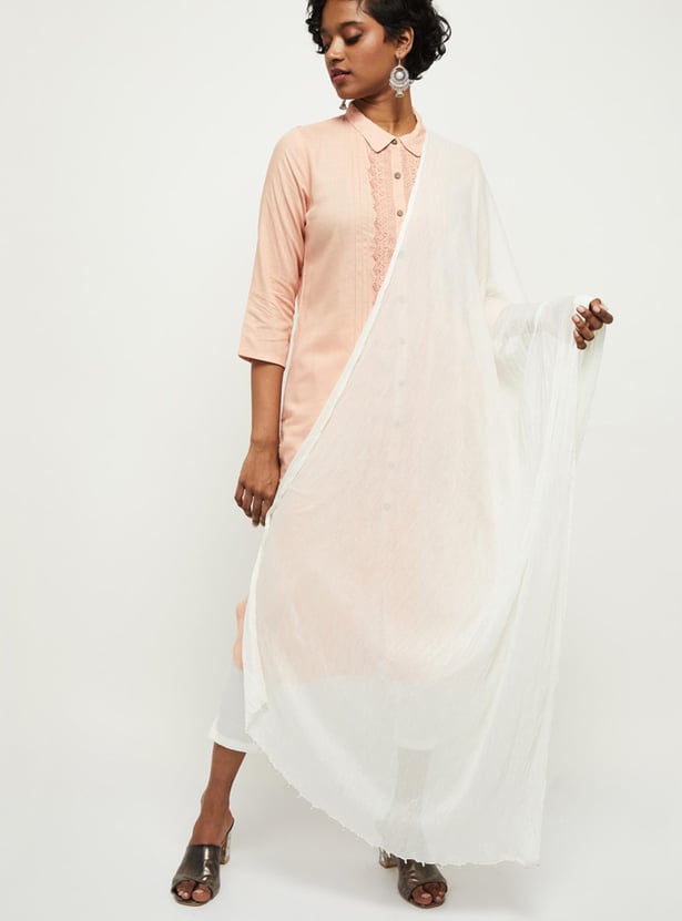 Women Solid Dupatta