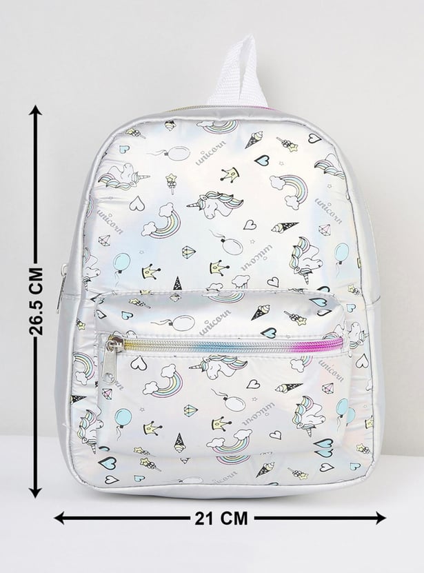 MAX Girls Printed Backpack