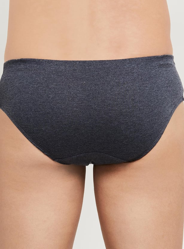Men Solid Brief - Pack of 2