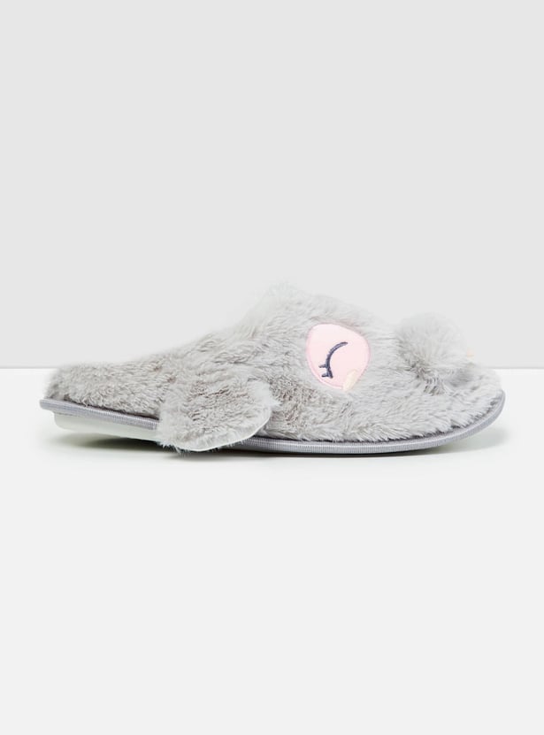 MAX Women Applique Room Slippers