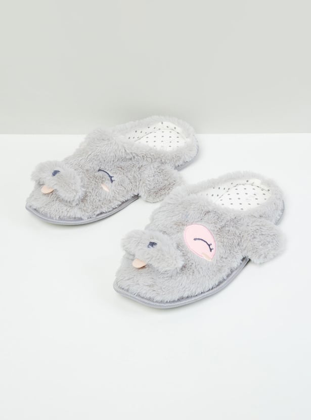 MAX Women Applique Room Slippers