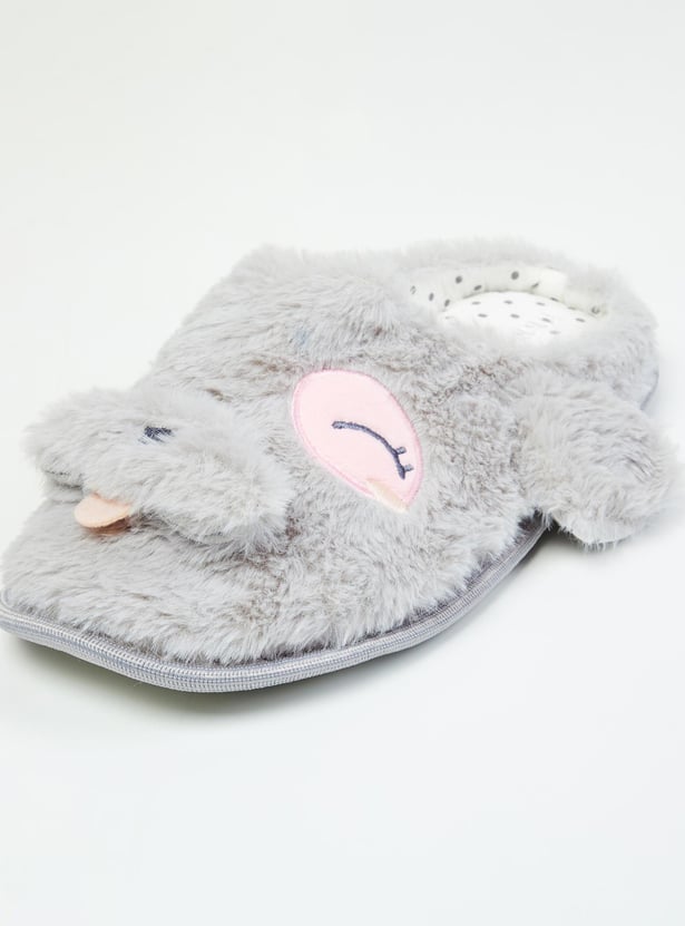 MAX Women Applique Room Slippers