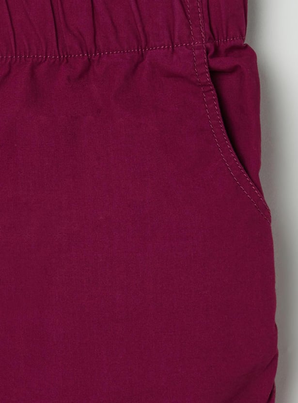 MAX Girls Solid Woven Shorts