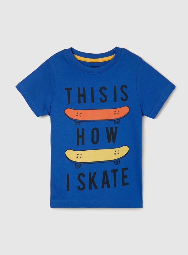 Boys Graphic Printed T-shirt - Pack of 5