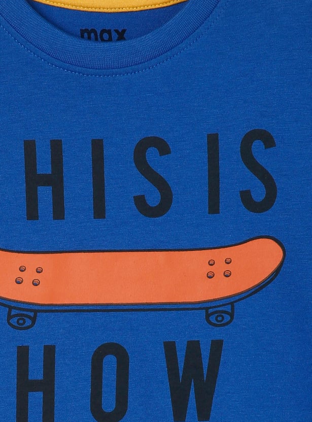 Boys Graphic Printed T-shirt - Pack of 5
