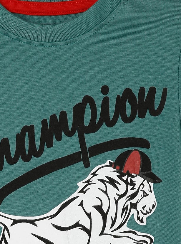 Boys Graphic Printed T-shirt - Pack of 5