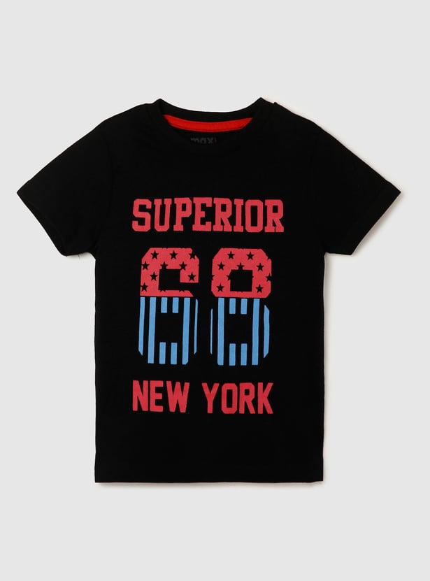 Boys Graphic Printed T-shirt - Pack of 5