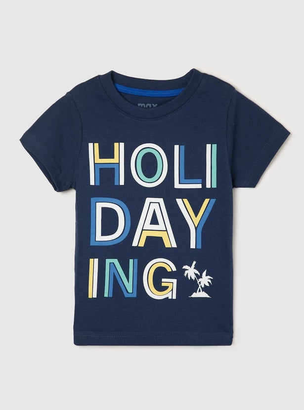 Boys Graphic Printed T-shirt - Pack of 5