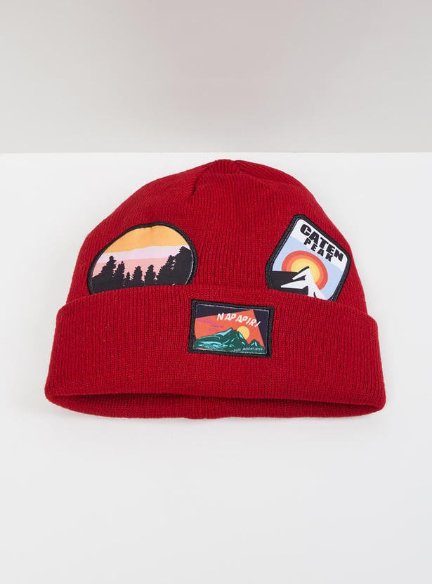 MAX Boys Applique Detail Beanie
