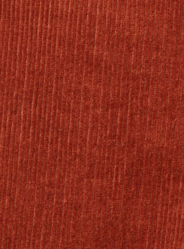 Boys Solid Corduroy Slim Fit Trousers