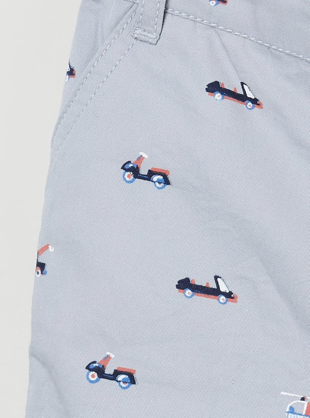 MAX Boys Printed Semi-Elasticated Shorts