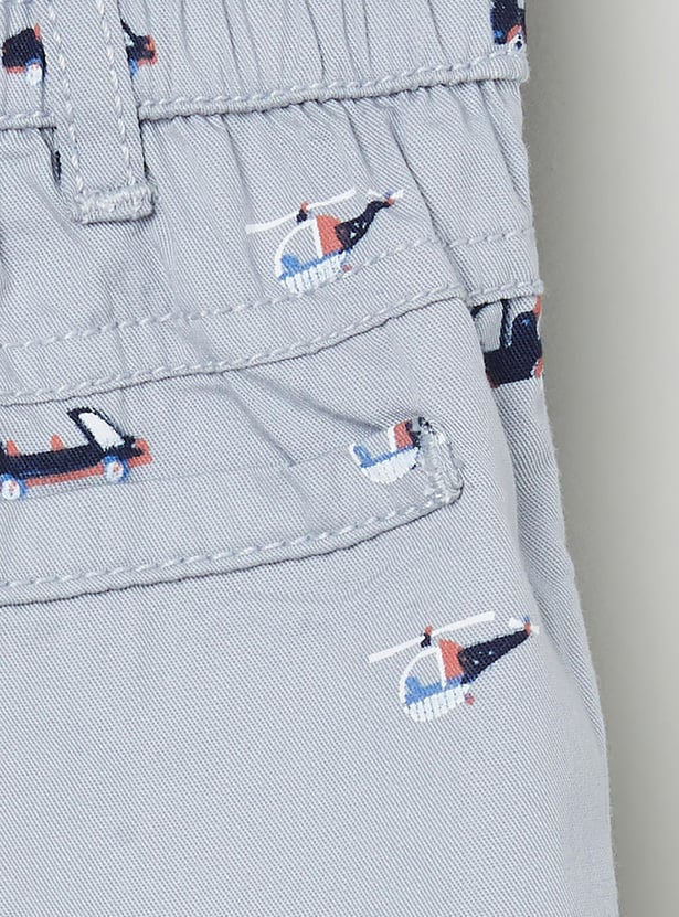 MAX Boys Printed Semi-Elasticated Shorts
